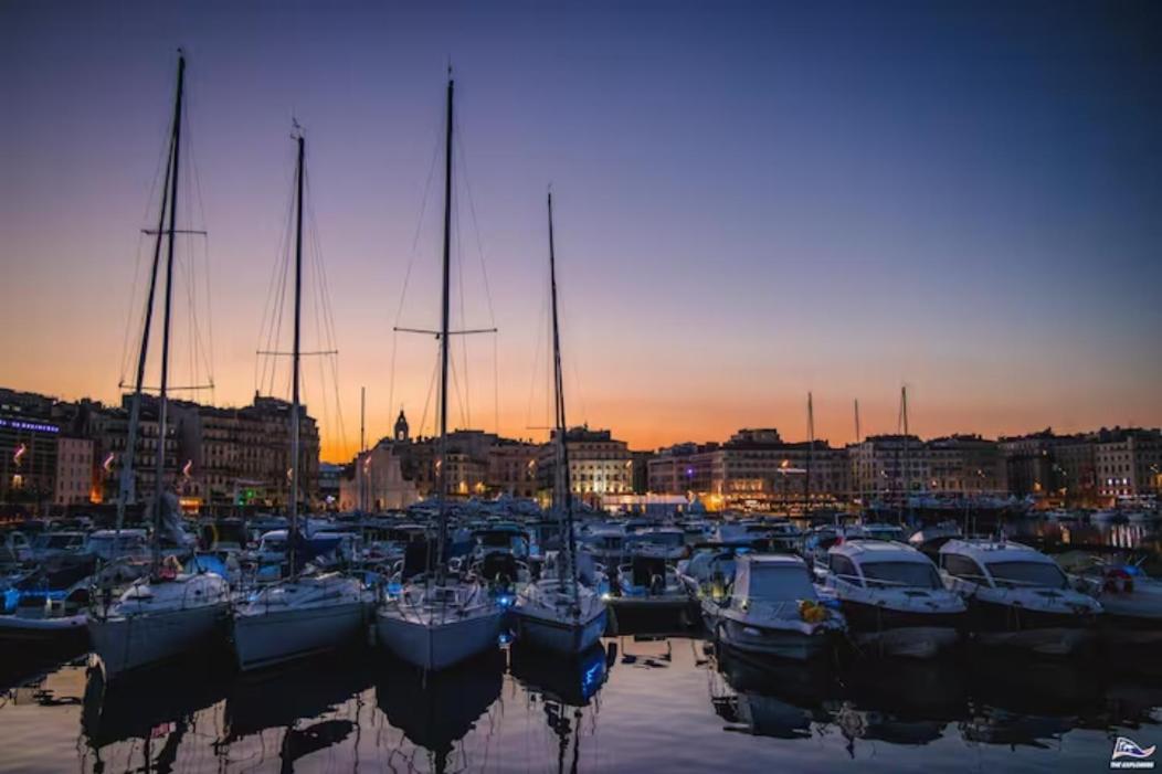 Terrasse Vue Mer & Quartier Historique Vieux Port Марсель Екстер'єр фото
